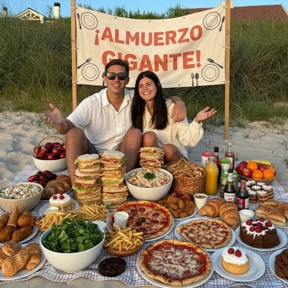 Almuerzo gigante